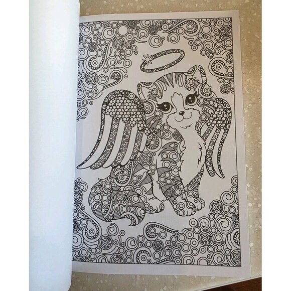 Lisa Frank Adult Coloring Book 2022‎ Stay Calm & Keep Coloring 40 Pages NEW - Picture 9 of 11